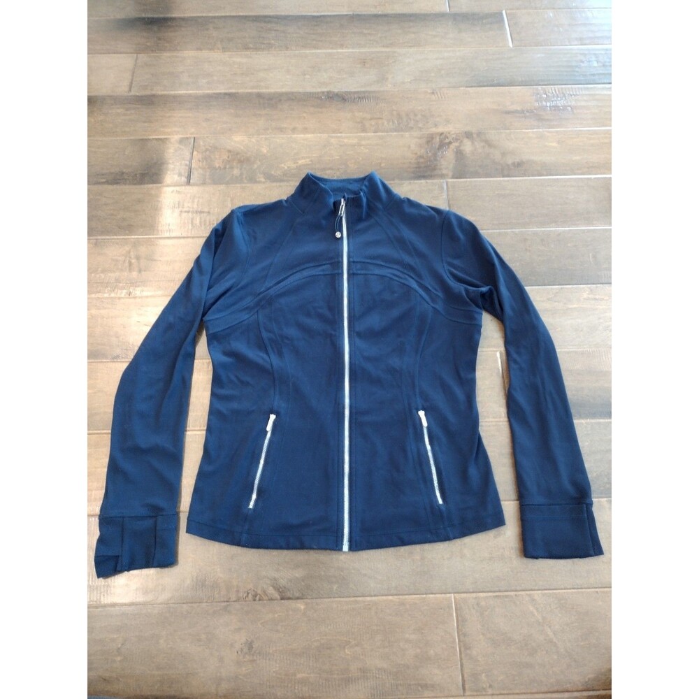 LULULEMON Women's full zip Define Jacket Nulu navy blue - size 14 ($128 Retail)